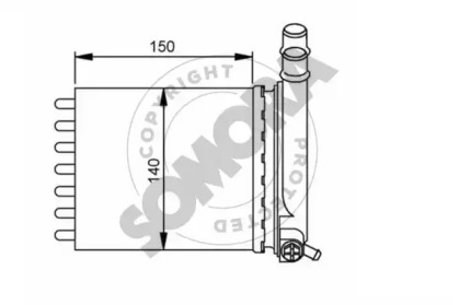 Теплообменник (SOMORA: 085250A)