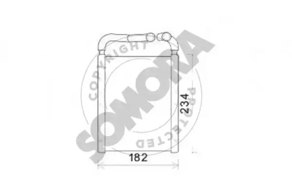 Теплообменник (SOMORA: 116150A)