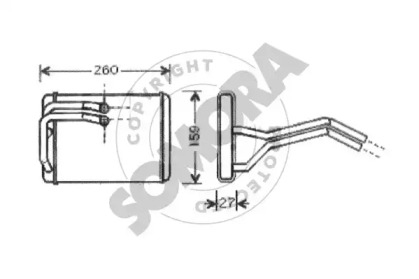Теплообменник (SOMORA: 136050)