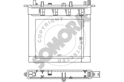 Теплообменник (SOMORA: 170850A)