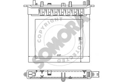 Теплообменник (SOMORA: 170850B)