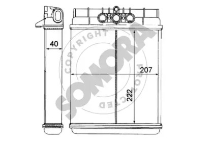 Теплообменник (SOMORA: 174150A)