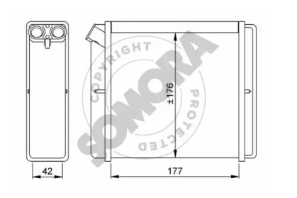 Теплообменник (SOMORA: 210050)
