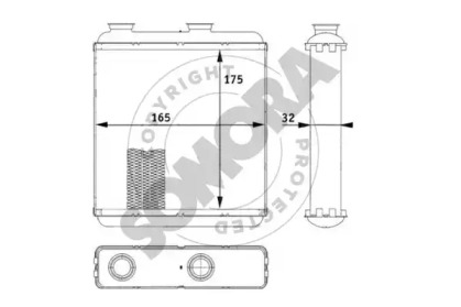 Теплообменник (SOMORA: 216050A)