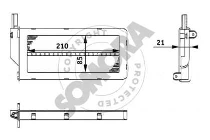 Теплообменник (SOMORA: 220750D)