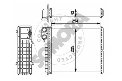 Теплообменник (SOMORA: 247650A)