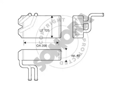 Теплообменник (SOMORA: 262050)