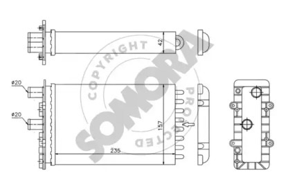 Теплообменник (SOMORA: 354050)