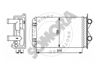 Теплообменник (SOMORA: 354050A)