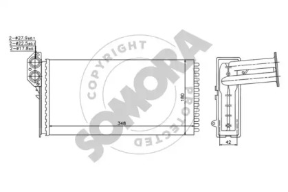 Теплообменник (SOMORA: 354650)
