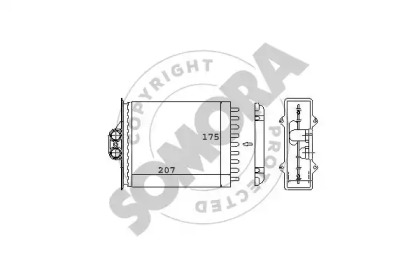 Теплообменник (SOMORA: 210450A)