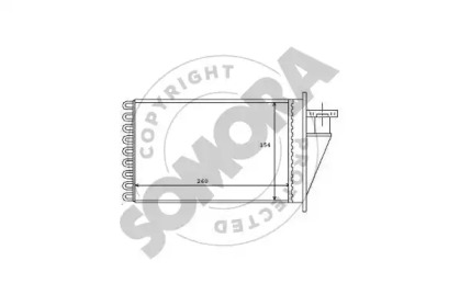 Теплообменник (SOMORA: 082250B)
