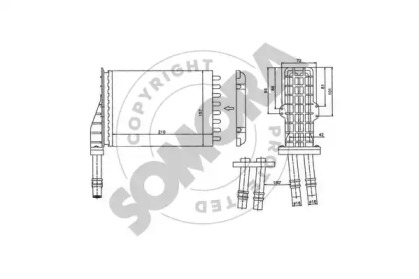 Теплообменник (SOMORA: 242050A)
