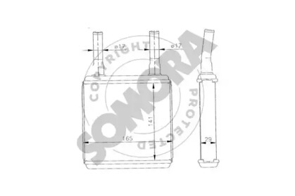 Теплообменник (SOMORA: 130050)