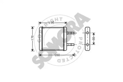 Теплообменник (SOMORA: 130550)