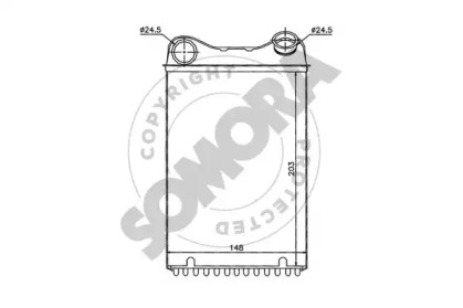 Теплообменник (SOMORA: 081350A)