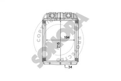 Теплообменник (SOMORA: 358550)