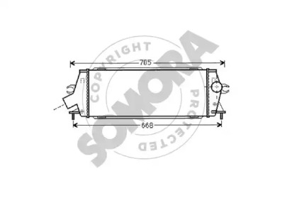 Теплообменник (SOMORA: 245145A)