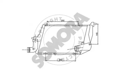 Теплообменник (SOMORA: 024145AR)