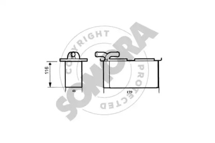 Теплообменник (SOMORA: 351045G)
