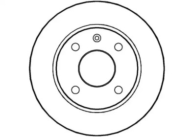 Тормозной диск (NATIONAL: NBD002)