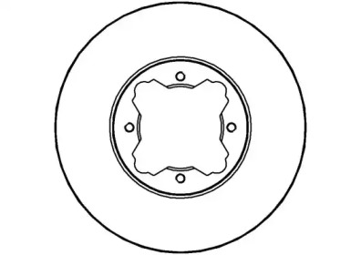 Тормозной диск (NATIONAL: NBD511)