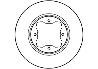 Тормозной диск (NATIONAL: NBD512)