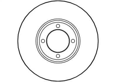 Тормозной диск (NATIONAL: NBD007)