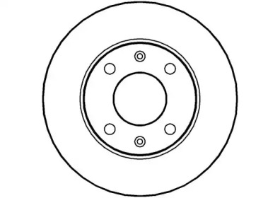 Тормозной диск (NATIONAL: NBD009)