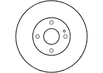 Тормозной диск (NATIONAL: NBD520)
