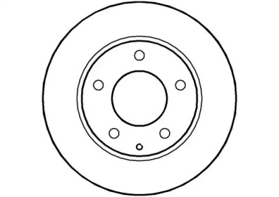 Тормозной диск (NATIONAL: NBD521)