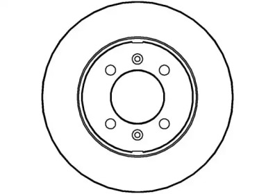 Тормозной диск (NATIONAL: NBD019)