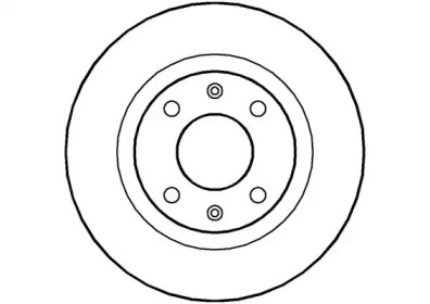 Тормозной диск (NATIONAL: NBD022)