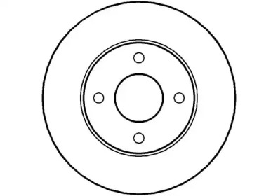 Тормозной диск (NATIONAL: NBD063)