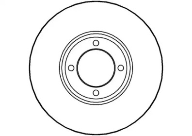 Тормозной диск (NATIONAL: NBD024)