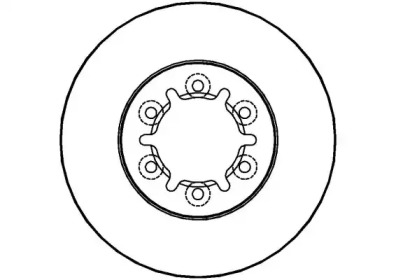 Тормозной диск (NATIONAL: NBD534)