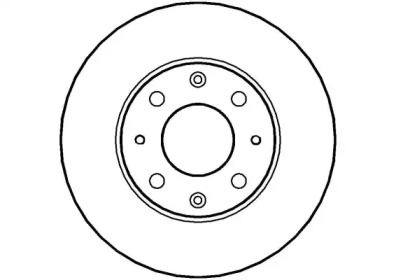 Тормозной диск (NATIONAL: NBD027)