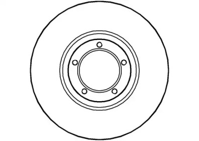 Тормозной диск (NATIONAL: NBD028)