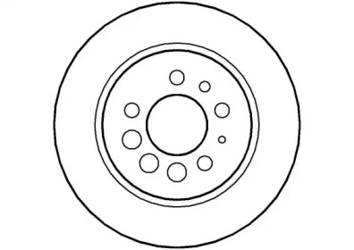 Тормозной диск (NATIONAL: NBD071)