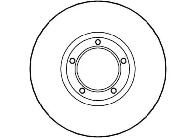 Тормозной диск (NATIONAL: NBD029)