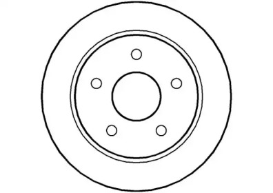 Тормозной диск (NATIONAL: NBD072)