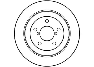 Тормозной диск (NATIONAL: NBD542)