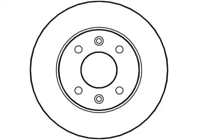 Тормозной диск (NATIONAL: NBD034)