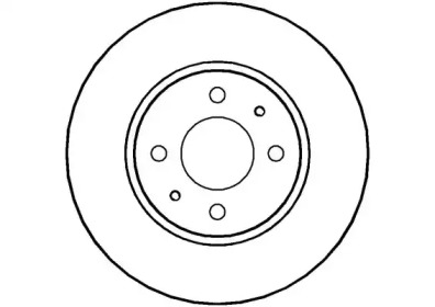 Тормозной диск (NATIONAL: NBD576)