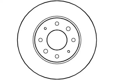 Тормозной диск (NATIONAL: NBD586)