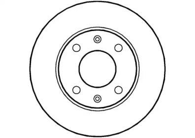 Тормозной диск (NATIONAL: NBD046)