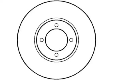 Тормозной диск (NATIONAL: NBD051)