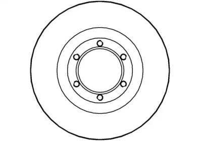 Тормозной диск (NATIONAL: NBD592)