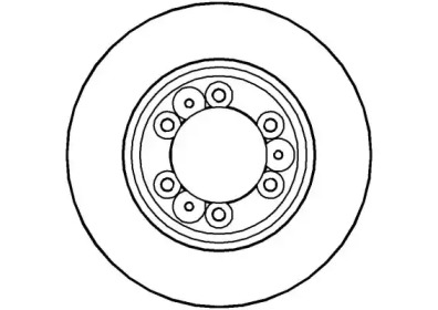 Тормозной диск (NATIONAL: NBD593)
