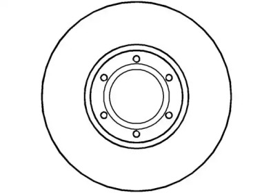 Тормозной диск (NATIONAL: NBD1001)